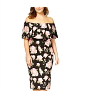 Black Multi Dress 1X